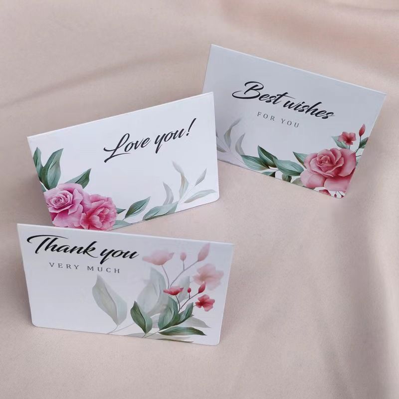 Thanksgiving Fashion Letter Flower Paper Daily Card 1 Piece