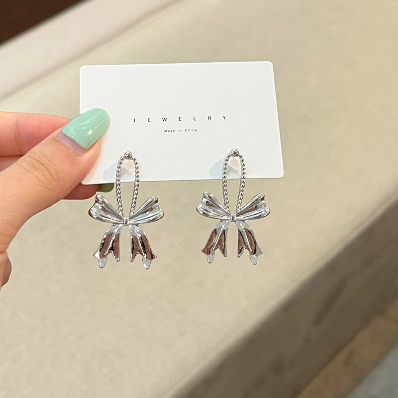 1 Pair Fashion Bow Knot Alloy Women's Drop Earrings