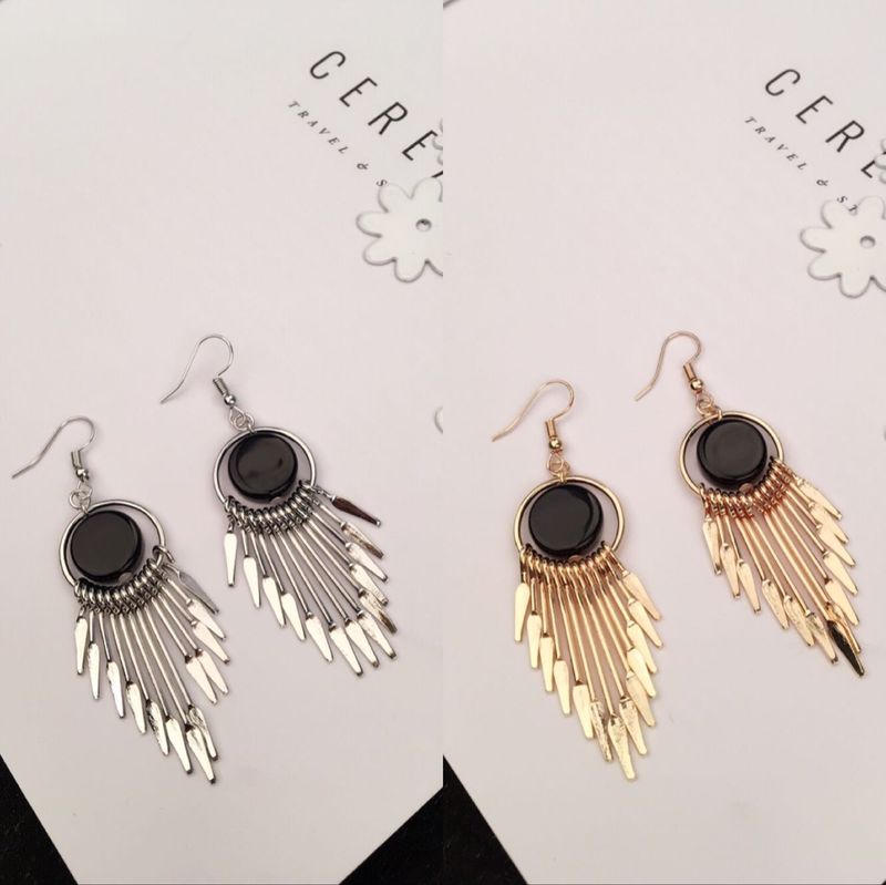 1 Pair Fashion Geometric Metal Plating Women's Drop Earrings