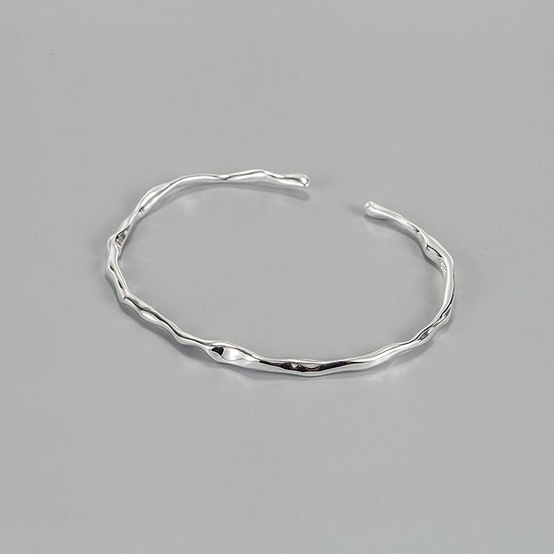 Style Simple Géométrique Argent Sterling Polissage Bracelet 1 Pièce