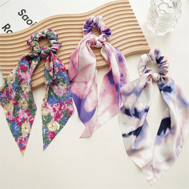 Fashion Flower Cloth Handmade Hair Tie 1 Piece