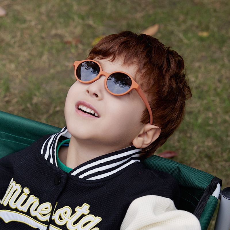 Cute Tac Oval Frame Full Frame Kids Sunglasses