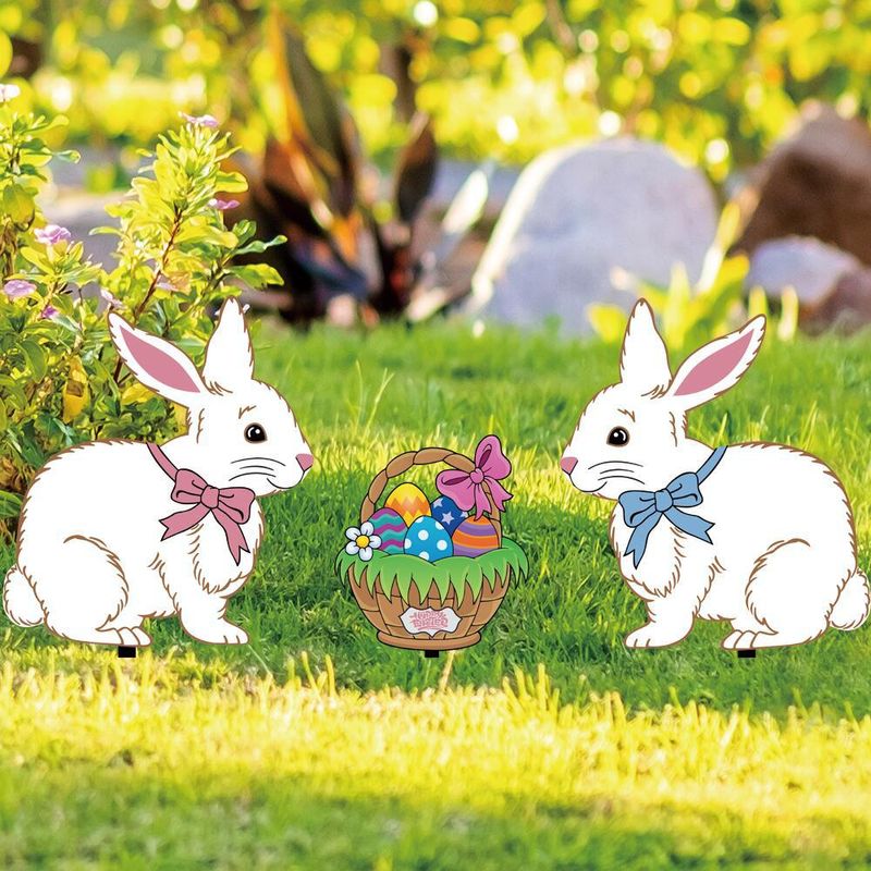 Casual Rabbit Arylic Ornaments