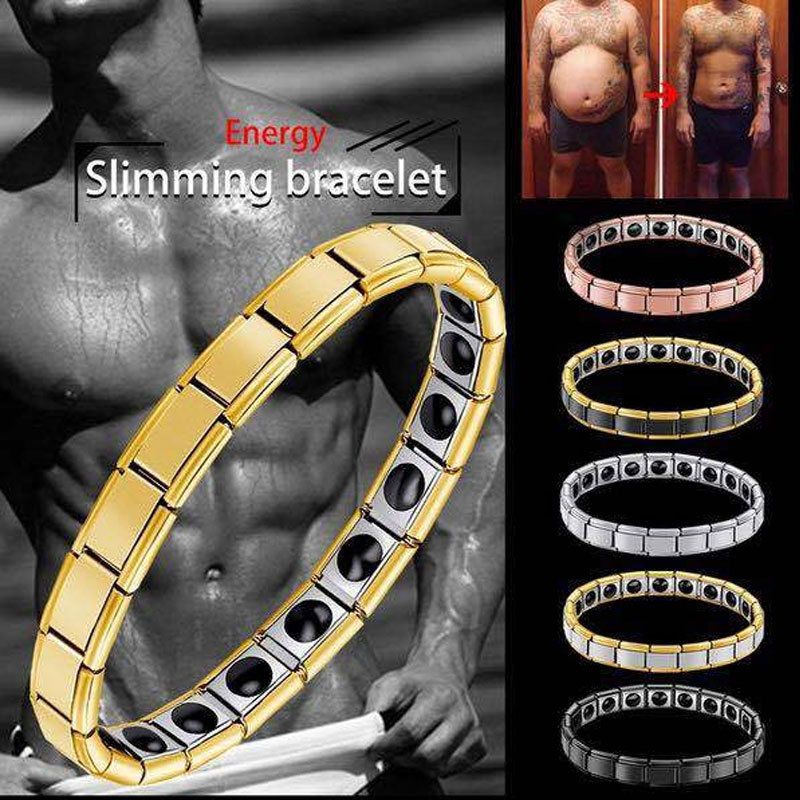 1 Piece Simple Style Circle Stainless Steel Plating Unisex Bracelets