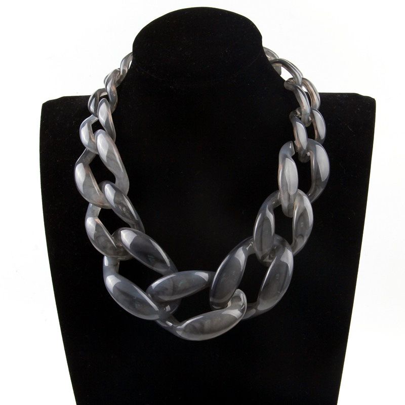 1 Piece Fashion Geometric Arylic Unisex Necklace