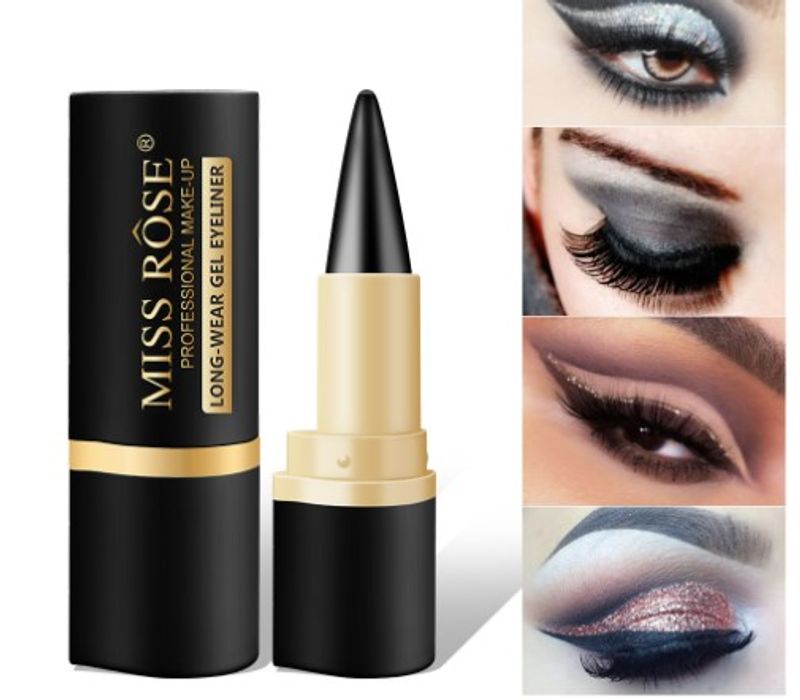 Fashion Portable Waterproof Matte Light Speed Dry Single Head Rich Eyeliner Pencil