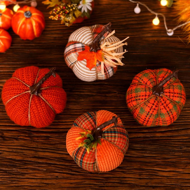 Halloween Thanksgiving Cute Pumpkin Cloth Party Ornaments