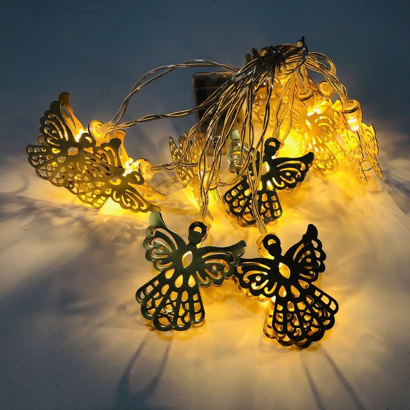 Christmas Christmas Solid Color Wrought Iron Indoor Party String Lights