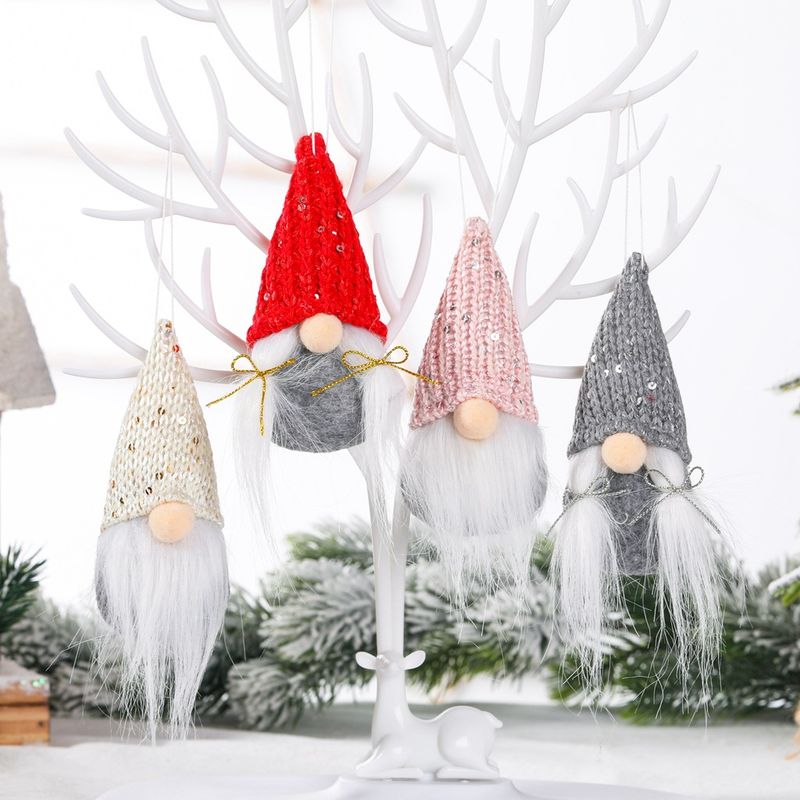 Christmas Cartoon Style Cartoon Character Cloth Indoor Family Gathering Festival Hanging Ornaments
