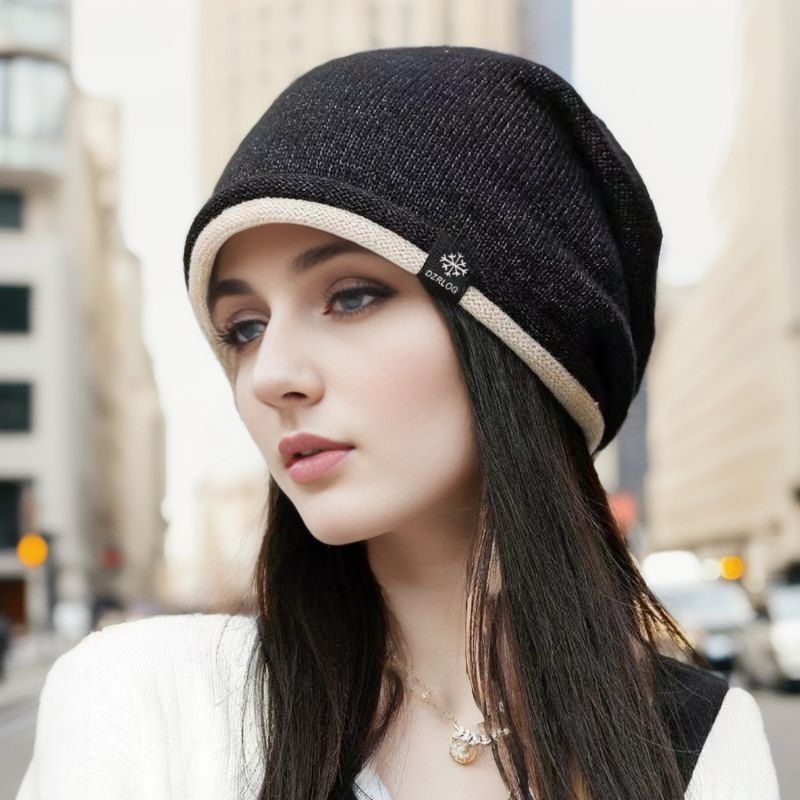 Women's Elegant Basic Solid Color Handmade Eaveless Wool Cap