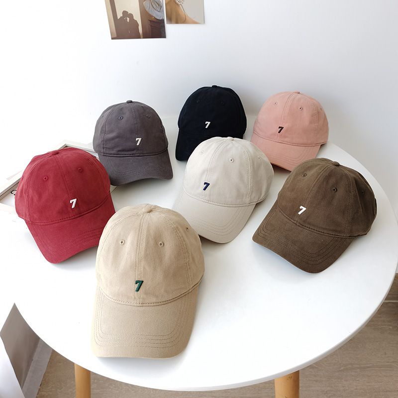 Unisex Classic Style Solid Color Curved Eaves Baseball Cap