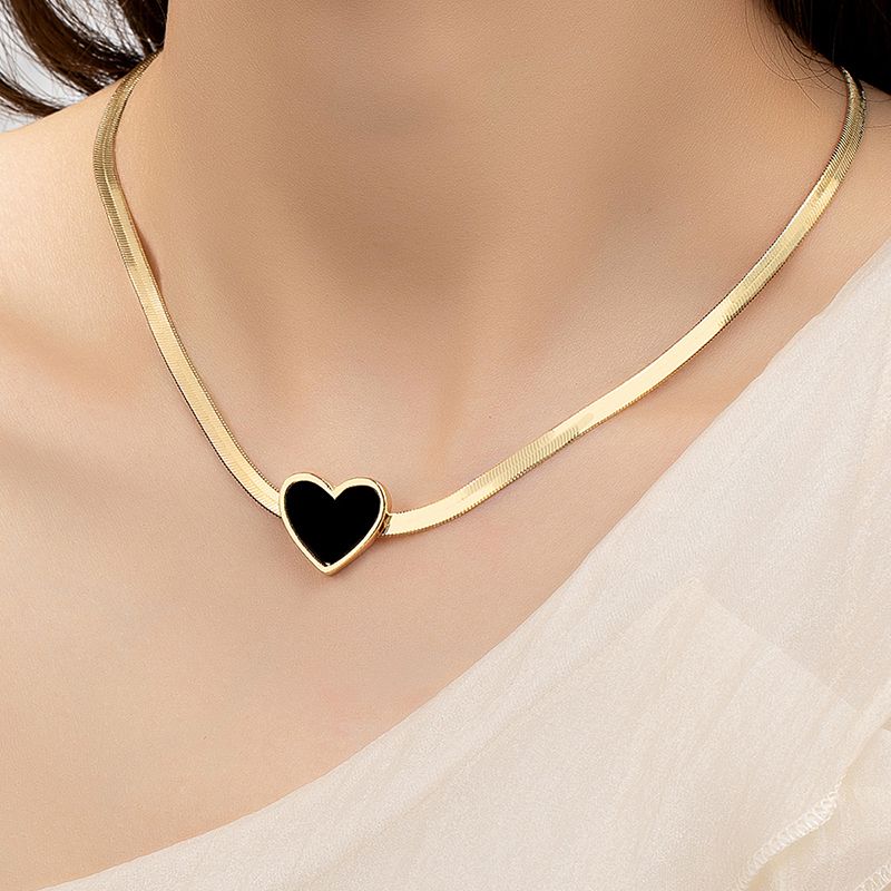 Cute Modern Style Solid Color Copper Alloy Zinc Alloy Plating 14k Gold Plated Women's Choker