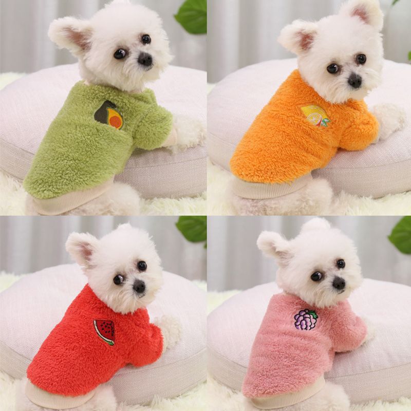 Simple Style Polyester Solid Color Pet Clothing