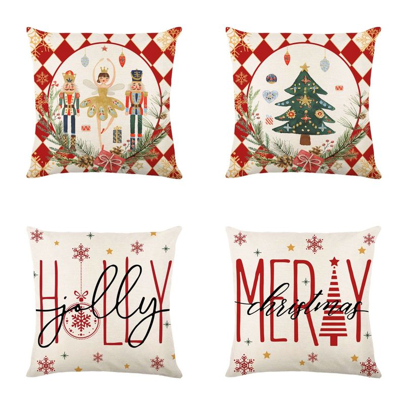 Vacation Cartoon Polyester Pillow Cases