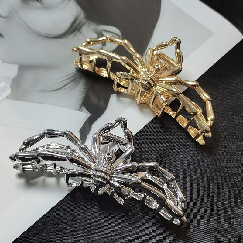 Vintage Style Spider Alloy Plating Hair Claws