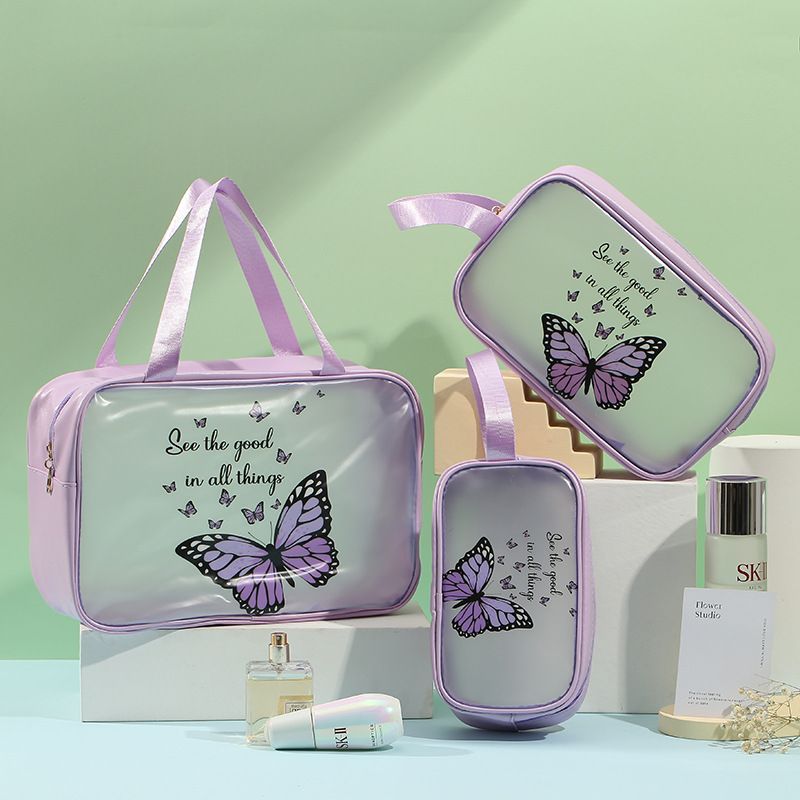 Cute Animal Pvc Pu Leather Square Makeup Bags