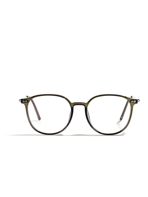 Modern Style Streetwear Round Solid Color Ac Round Frame Full Frame Glasses