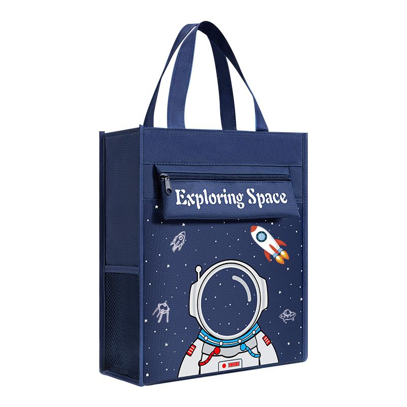 Unisex Cute Cartoon Oxford Cloth Waterproof Shopping Bags