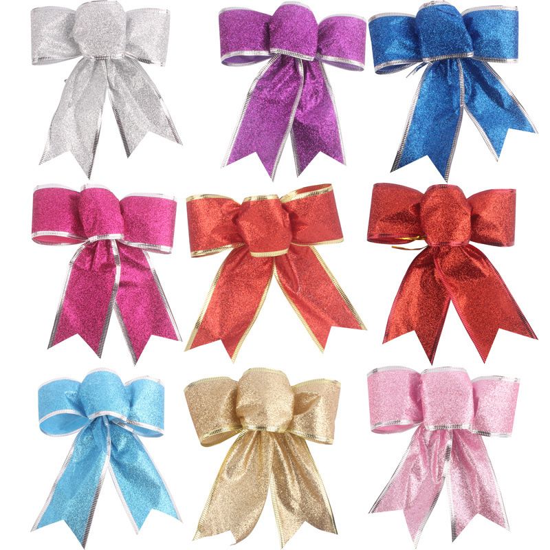 Christmas Cute Sweet Pastoral Bow Knot Cloth Indoor Party Festival Decorative Props