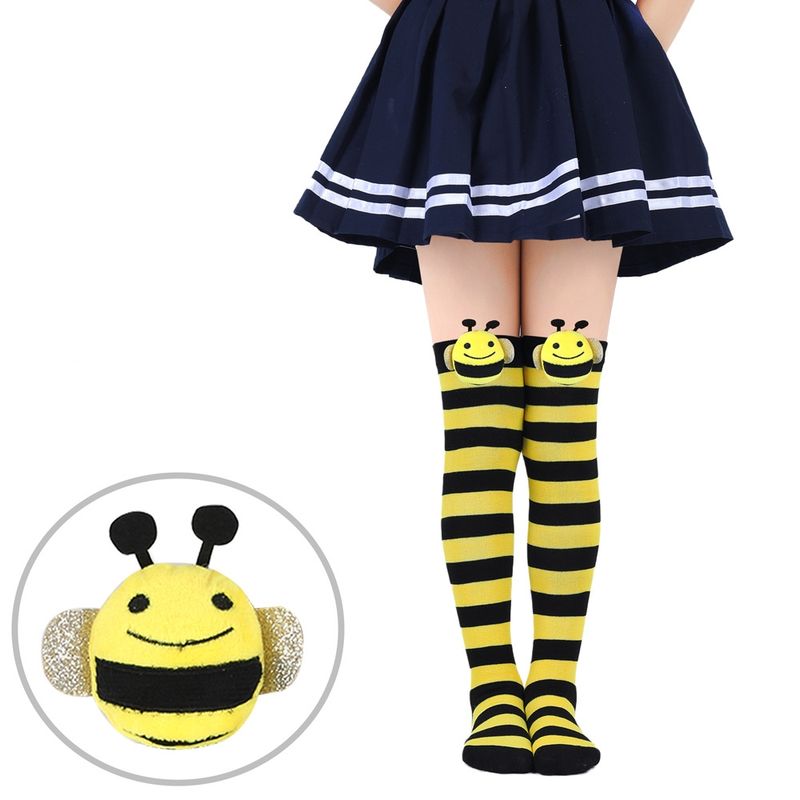 Kid's Cute Stripe Polyester Over The Knee Socks A Pair