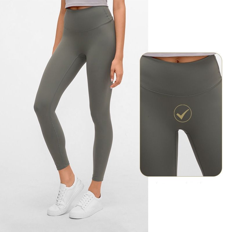 Des Sports Couleur Unie Nylon Mélange De Coton Actif Bas Leggings