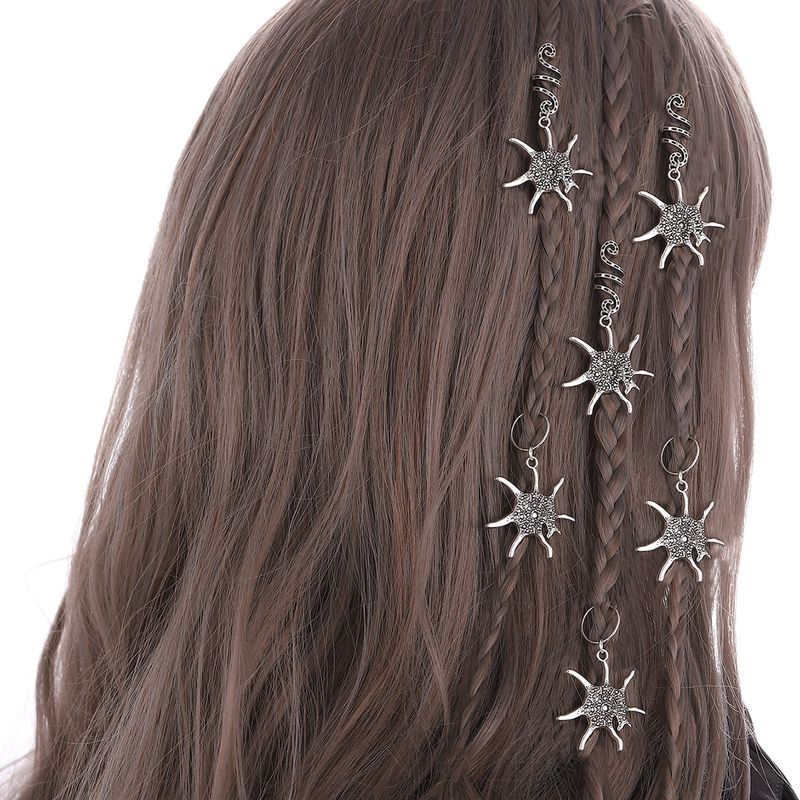 Classic Style Spider Alloy Plating Hair Buckle