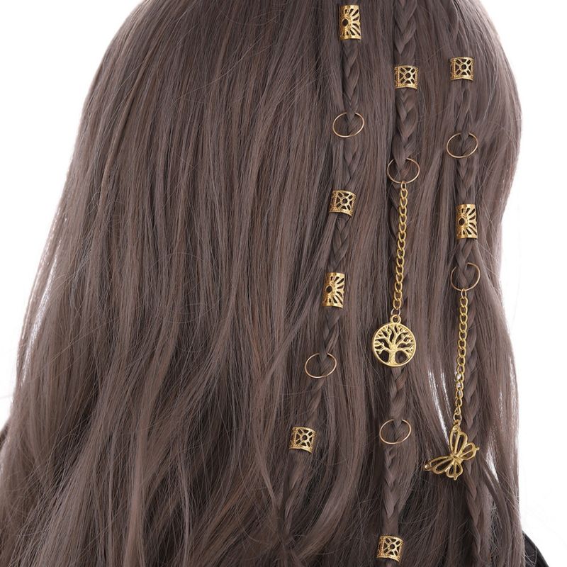 Simple Style Classic Style Solid Color Alloy Plating Hair Buckle