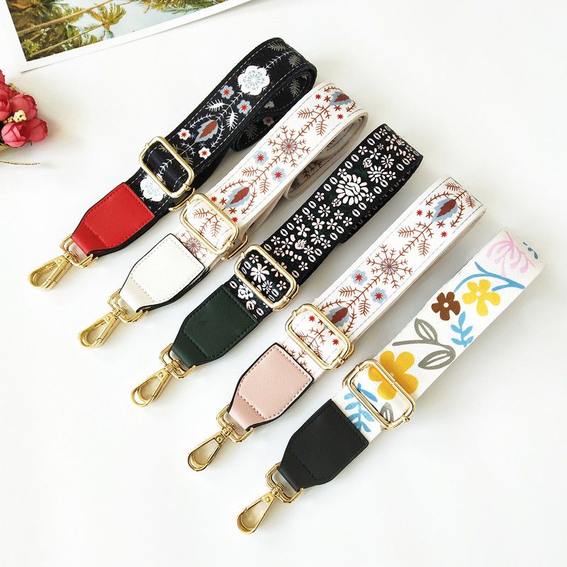 Polyester Cotton Flower Bag Strap