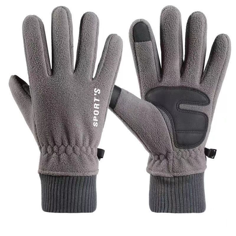 Unisex Casual Style Basic Simple Style Letter Solid Color Gloves 1 Pair