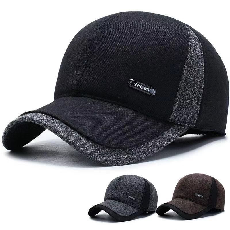 Men's Basic Simple Style Color Block Curved Eaves Baseball Cap