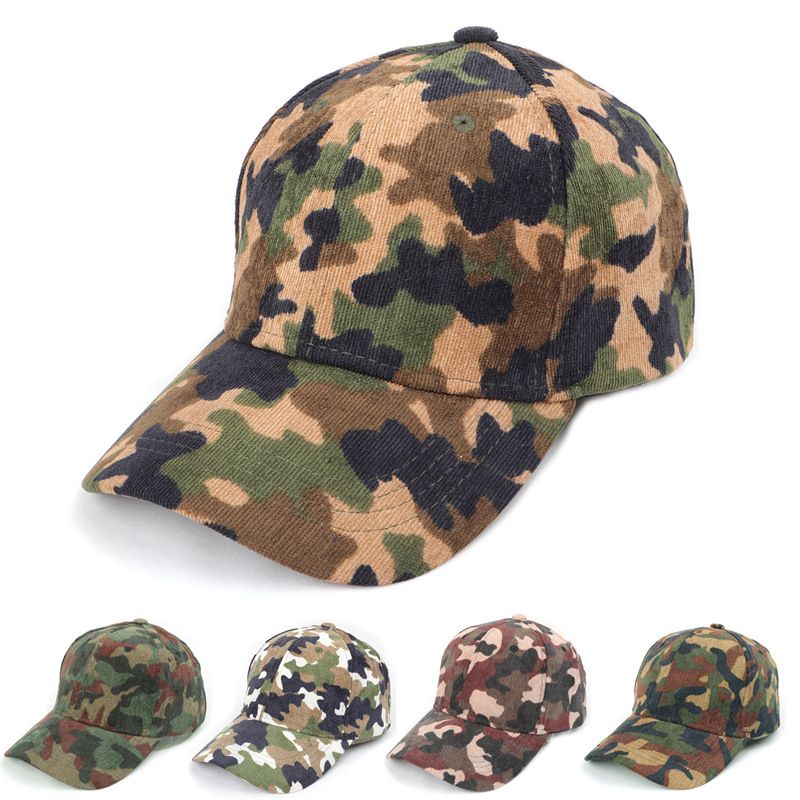 Men's Basic Camouflage Printing Curved Eaves Baseball Cap