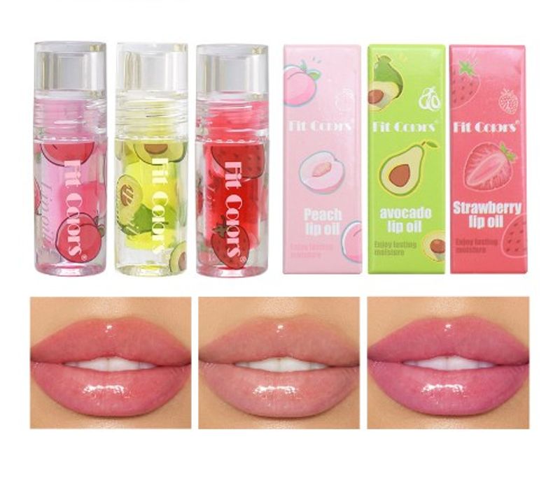 Casual Color Sólido El Plastico Brillo De Labios