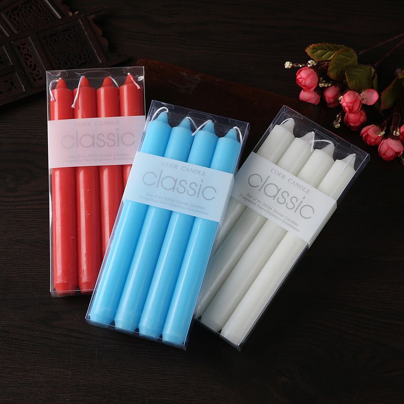 Novelty Solid Color Paraffin Candle