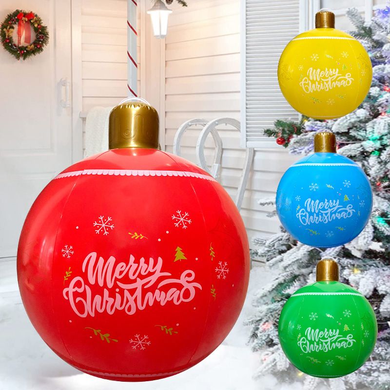Christmas Simple Style Letter Pvc Outdoor Party Hanging Ornaments