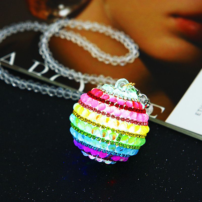 Luminous Christmas Ball Car Ornaments High-end Interior Pendants