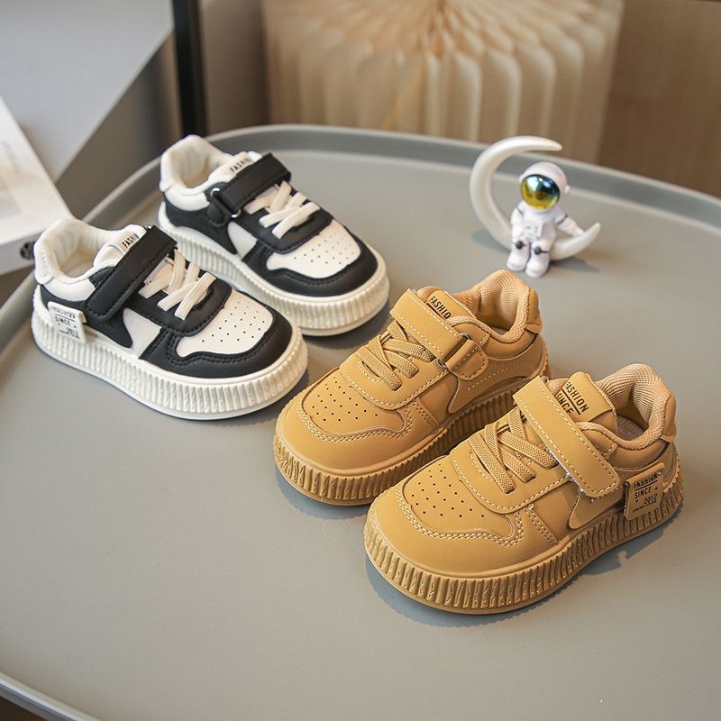 Kid's Streetwear Solid Color Round Toe Casual Shoes