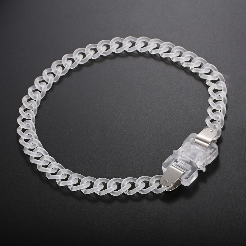 Hip-Hop Retro Classic Style Solid Color 18K Gold Plated 304 Stainless Steel Wholesale Bracelets Necklace