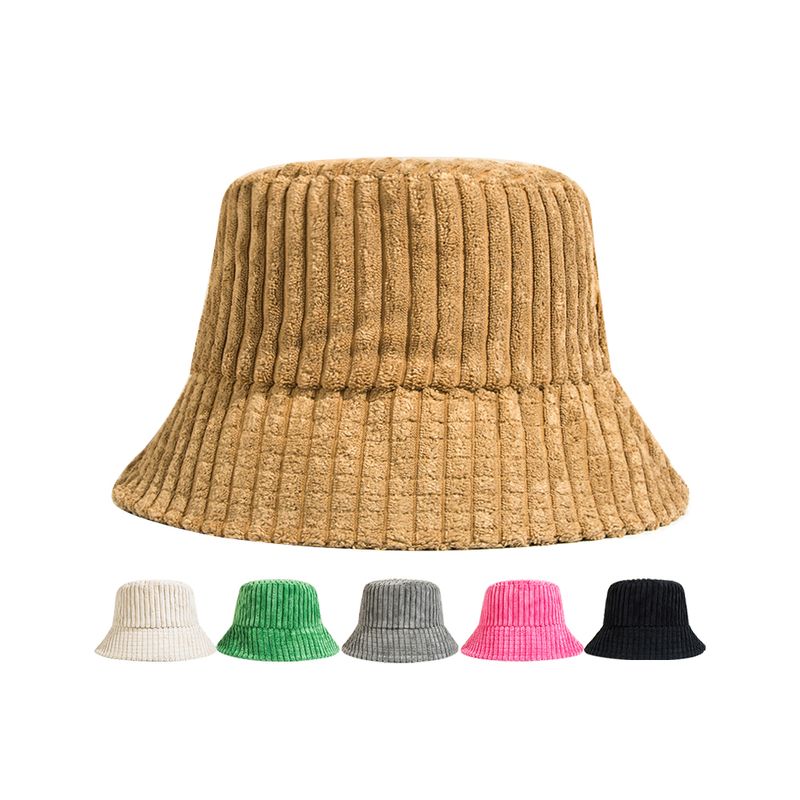 Unisex Casual Solid Color Eaveless Bucket Hat