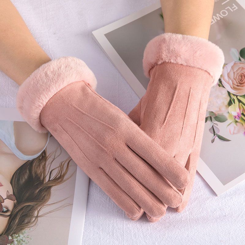 Frau Lässig Einfacher Stil Einfarbig Handschuhe 1 Paar