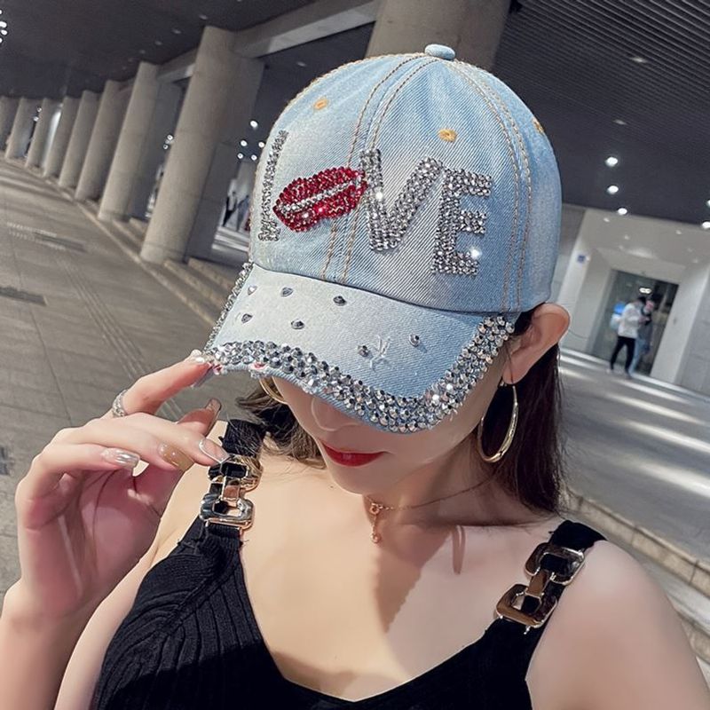 Women's Classic Style Letter Curved Eaves Baseball Cap