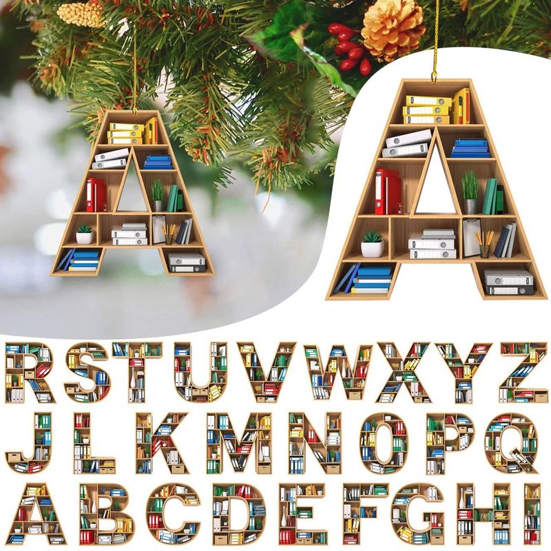 Simple Style Letter Arylic Ornaments Artificial Decorations