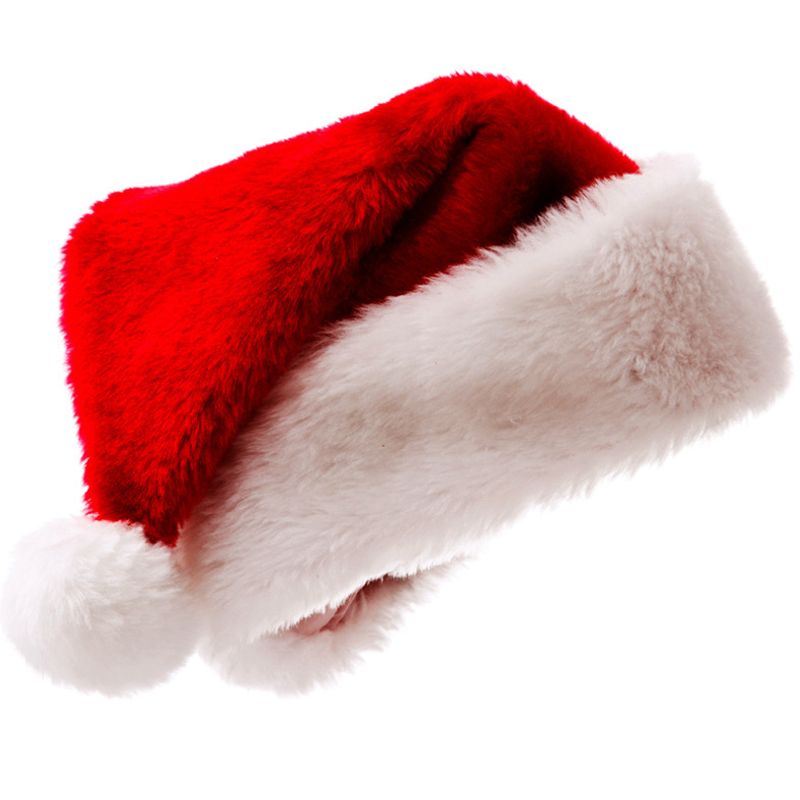 Noël Style Ethnique Couleur Unie Chiffon Vacances Fête Chapeau De Noël