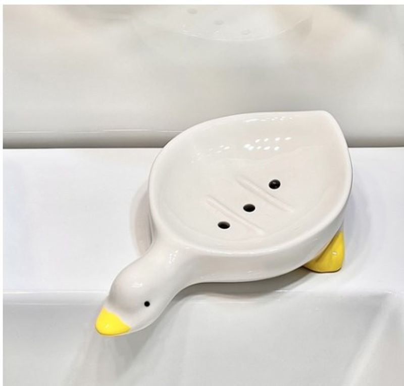 Cute Cartoon Ceramic Soap Dish