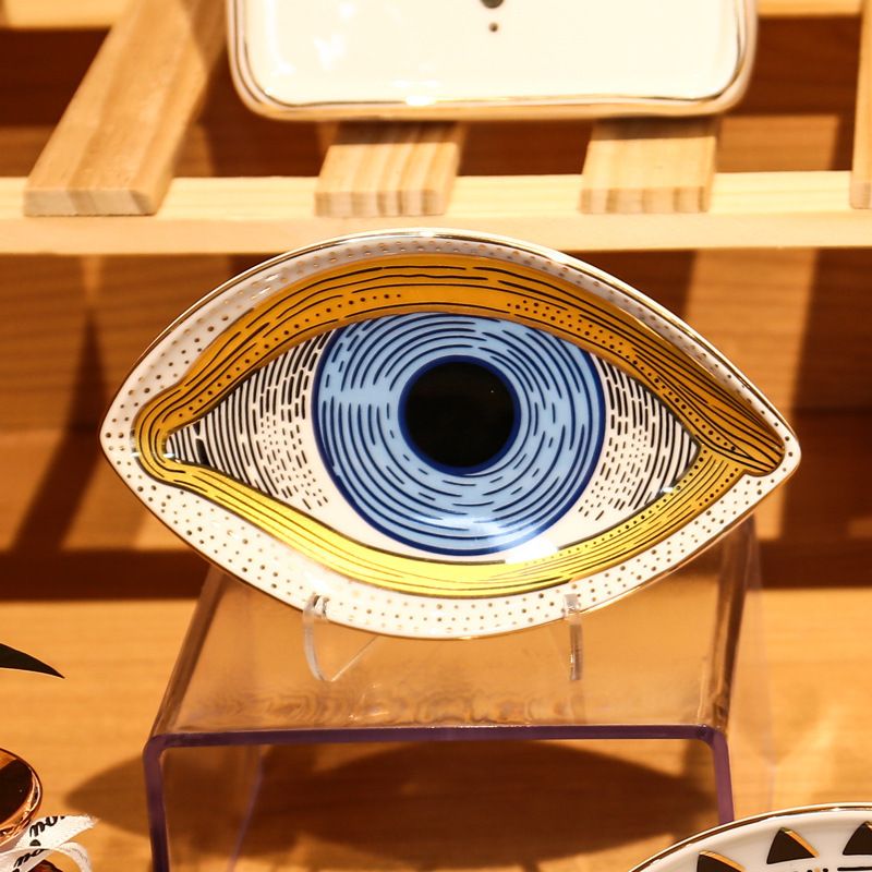 Casual Novelty Eye Ceramics Ornaments Artificial Decorations