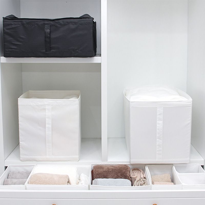 Casual Solid Color Oxford Cloth Storage Box