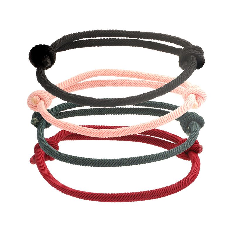 Simple Style Solid Color Stainless Steel Rope None None Women's Bracelets
