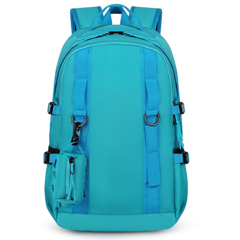 Solid Color Travel Daily School Backpack