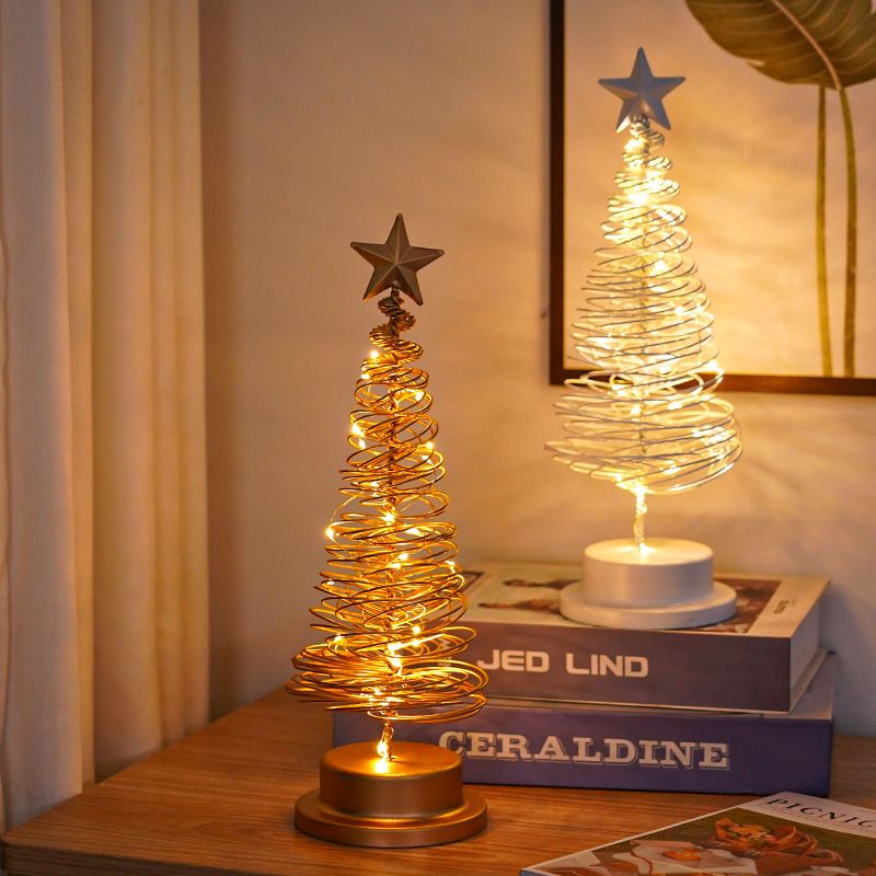 Weihnachten Einfacher Stil Weihnachtsbaum Eisen Innen Gruppe Beleuchtung