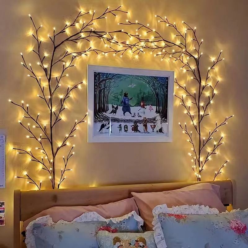 Christmas Simple Style Tree Plastic Indoor Party String Lights