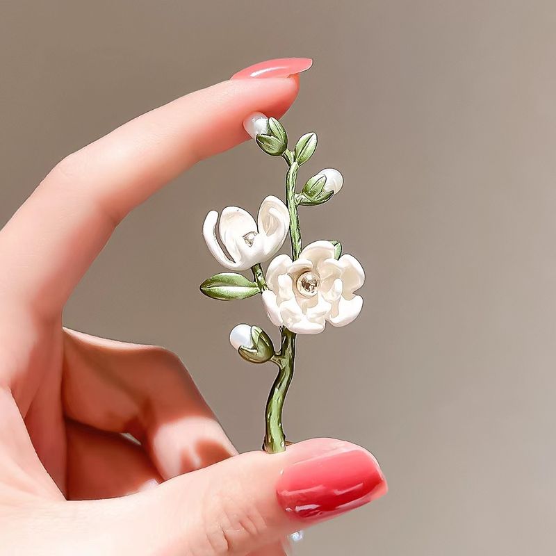 Elegant Blume Legierung Emaille Überzug Unisex Broschen